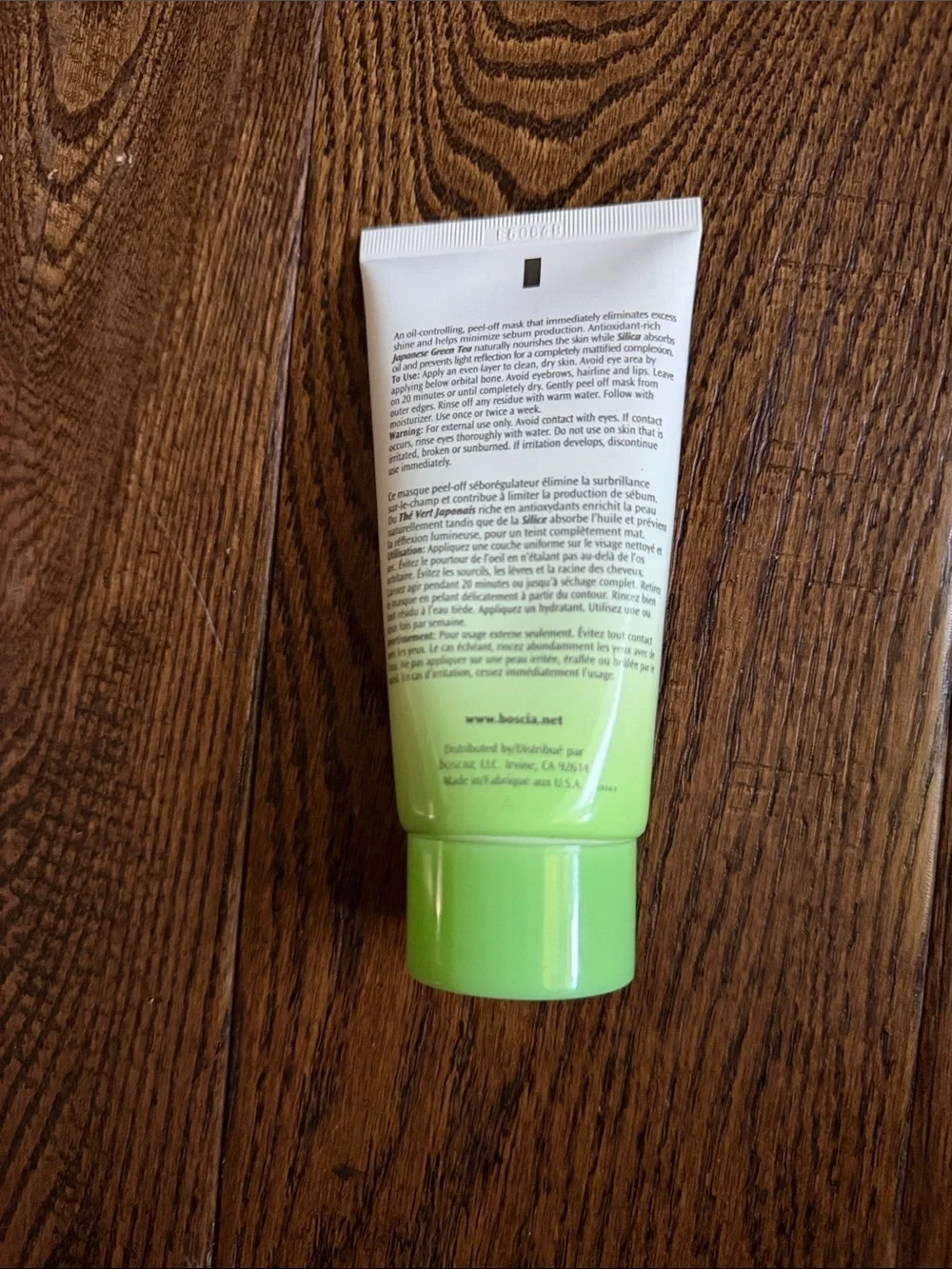 NWOT BOSCIA Green Tea Oil Control Mask Size 80 G/2.8 OZ